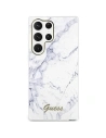 Guess GUHCS23LPCUMAH Samsung Galaxy S23 Ultra white hardcase Marble