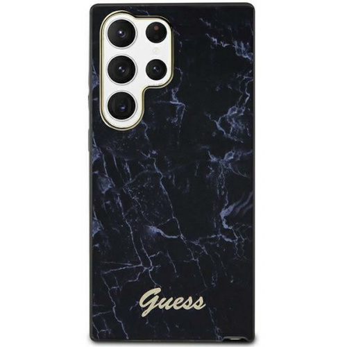 Guess Distributor - 3666339117399 - GUE2409 - Guess GUHCS23LPCUMAK Samsung Galaxy S23 Ultra black hardcase Marble - B2B homescreen