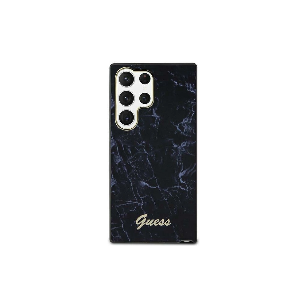 Hurtownia GSM - Etui Guess GUHCS23LPCUMAK Samsung Galaxy S23 Ultra negru/black hardcase Marble - GUE2409 - {ean13} - Hurt
