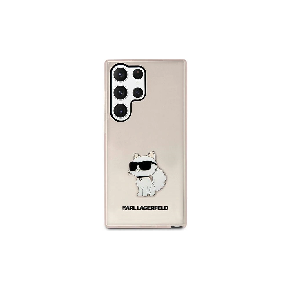 Hurtownia GSM - Etui Karl Lagerfeld KLHCS23LHNCHTCP Samsung Galaxy S23 Ultra růžový/pink hardcase Ikonik Choupette - KLD1481 - {ean13} - Hurt
