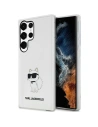Karl Lagerfeld KLHCS23LHNCHTCT Samsung Galaxy S23 Ultra transparent hardcase Ikonik Choupette