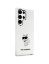 Wholesale Karl Lagerfeld KLHCS23LHNCHTCT Samsung Galaxy S23 Ultra transparent hardcase Ikonik Choupette - KLD1482 - {ean13} - Hurt
