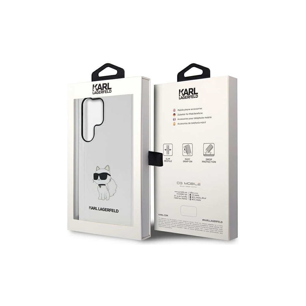 Wholesale Karl Lagerfeld KLHCS23LHNCHTCT Samsung Galaxy S23 Ultra transparent hardcase Ikonik Choupette - KLD1482 - {ean13} - Hurt