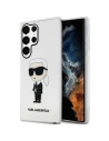 Case Karl Lagerfeld KLHCS23LHNIKTCT Samsung Galaxy S23 Ultra transparent Hardcase Ikonik Case Karl Lagerfeld