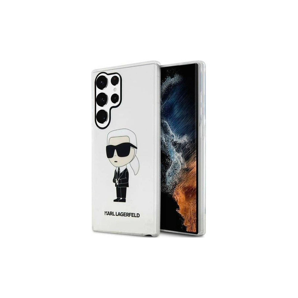 Hurtownia GSM - Case Karl Lagerfeld KLHCS23LHNIKTCT Samsung Galaxy S23 Ultra transparent Hardcase Ikonik Case Karl Lagerfeld - KLD1484 - {ean13} - Hurt
