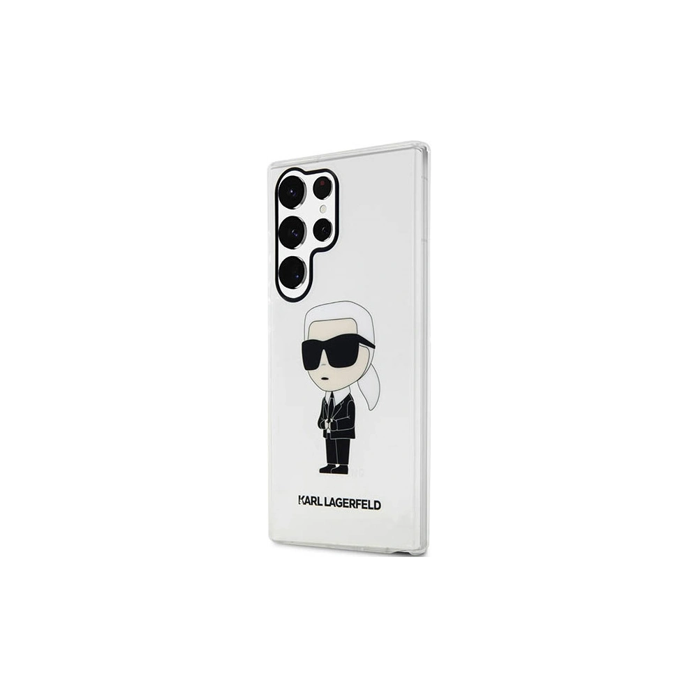 Hurtownia GSM - Etui Karl Lagerfeld KLHCS23LHNIKTCT Samsung Galaxy S23 Ultra carcasă transparentă Ikonik Etui Karl Lagerfeld - KLD1484 - {ean13} - Hurt