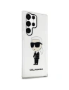 Wholesale Karl Lagerfeld KLHCS23LHNIKTCT Samsung Galaxy S23 Ultra transparent hardcase Ikonik Karl Lagerfeld - KLD1484 - {ean13} - Hurt