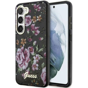 Hurtownia GSM - Etui Guess GUHCS23MHCFWSK Samsung Galaxy S23+ Plus negru/black hardcase Colecția Flower - GUE2411 - {ean13} - Hurt