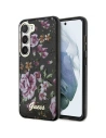 Guess GUHCS23MHCFWSK Samsung Galaxy S23+ Plus black hardcase Flower Collection
