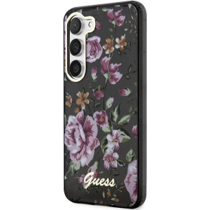 Hurtownia GSM - Etui Guess GUHCS23MHCFWSK Samsung Galaxy S23+ Plus negru/black hardcase Colecția Flower - GUE2411 - {ean13} - Hurt