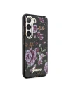 Wholesale Guess GUHCS23MHCFWSK Samsung Galaxy S23+ Plus black hardcase Flower Collection - GUE2411 - {ean13} - Hurt