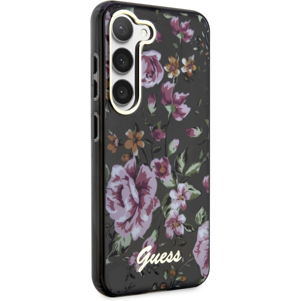 Hurtownia GSM - Etui Guess GUHCS23MHCFWSK Samsung Galaxy S23+ Plus černý/black hardcase Flower Collection - GUE2411 - {ean13} - Hurt