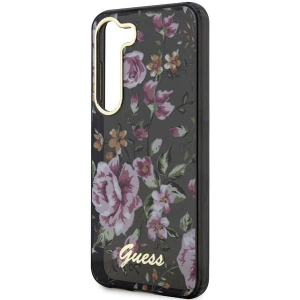 Hurtownia GSM - Etui Guess GUHCS23MHCFWSK Samsung Galaxy S23+ Plus negru/black hardcase Colecția Flower - GUE2411 - {ean13} - Hurt