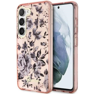 Hurtownia GSM - Etui Guess GUHCS23MHCFWSP Samsung Galaxy S23+ Plus roz/roz hardcase Flower Collection - GUE2412 - {ean13} - Hurt