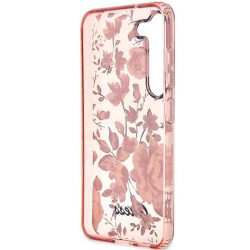 Etui Guess GUHCS23MHCFWSP Samsung Galaxy S23+ Plus różowy/pink hardcase Flower Collection