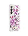 Wholesale Guess GUHCS23MHCFWST Samsung Galaxy S23+ Plus white hardcase Flower Collection - GUE2413 - {ean13} - Hurt