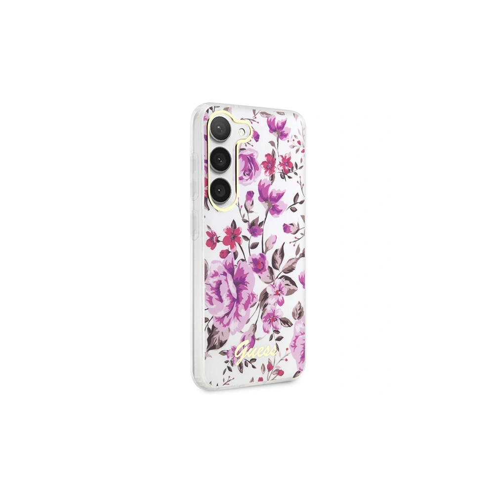 Hurtownia GSM - Etui Guess GUHCS23MHCFWST Samsung Galaxy S23+ Plus bílý/white hardcase Flower Collection - GUE2413 - {ean13} - Hurt