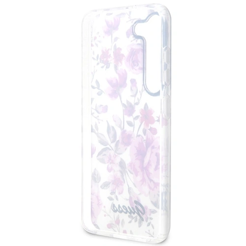 Etui Guess GUHCS23MHCFWST Samsung Galaxy S23+ Plus biały/white hardcase Flower Collection