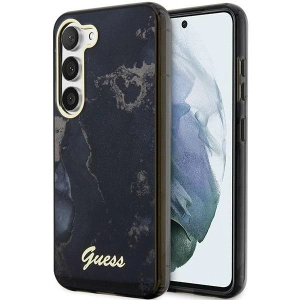 Hurtownia GSM - Etui Guess GUHCS23MHTMRSK Samsung Galaxy S23+ Plus negru/black hardcase Colecția Golden Marble - GUE2414 - {ean13} - Hurt