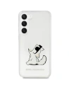 Karl Lagerfeld KLHCS23MCFNRC Samsung Galaxy S23+ Plus transparent hardcase Choupette Fun