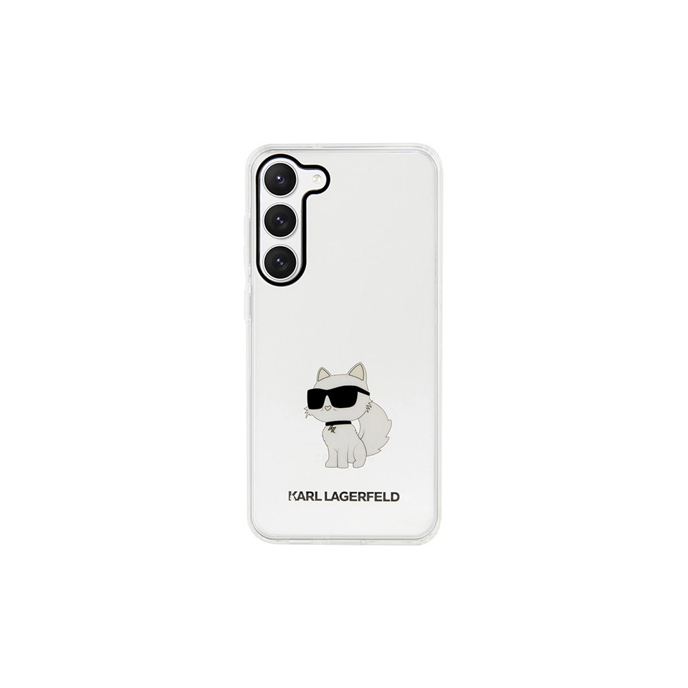 Wholesale Karl Lagerfeld KLHCS23MHNCHTCT Samsung Galaxy S23+ Plus transparent hardcase Ikonik Choupette - KLD1488 - {ean13} - Hurt