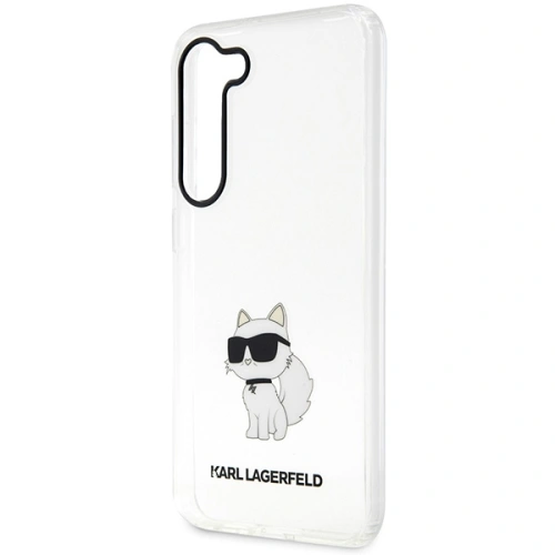 Etui Karl Lagerfeld KLHCS23MHNCHTCT Samsung Galaxy S23+ Plus transparent hardcase Ikonik Choupette