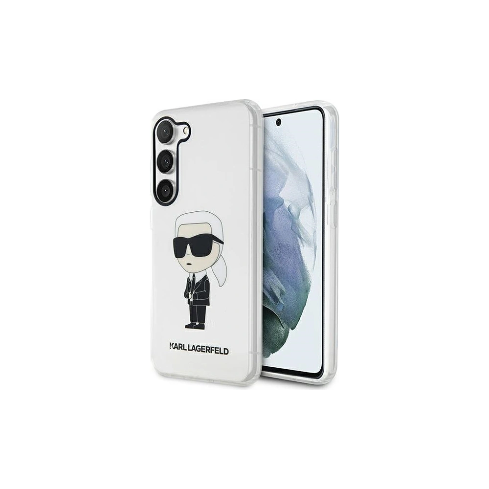 Wholesale Karl Lagerfeld KLHCS23MHNIKTCT Samsung Galaxy S23+ Plus transparent hardcase Ikonik Karl Lagerfeld - KLD1490 - {ean13} - Hurt
