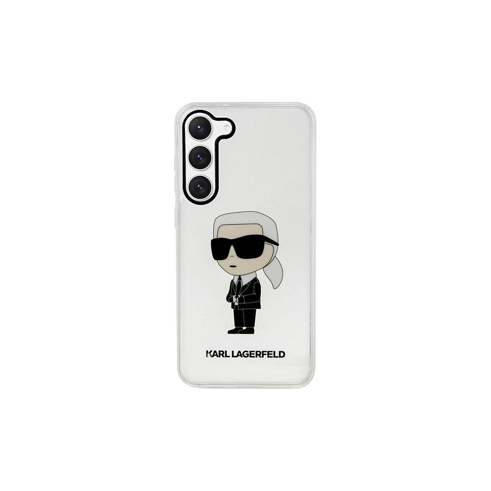 Wholesale Karl Lagerfeld KLHCS23MHNIKTCT Samsung Galaxy S23+ Plus transparent hardcase Ikonik Karl Lagerfeld - KLD1490 - {ean13} - Hurt