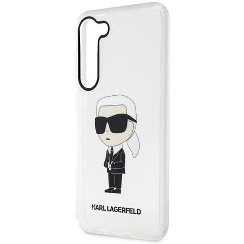 Etui Karl Lagerfeld KLHCS23MHNIKTCT Samsung Galaxy S23+ Plus transparent hardcase Ikonik Etui Karl Lagerfeld
