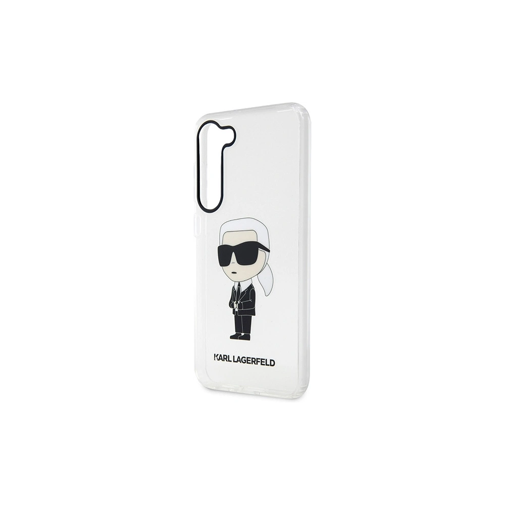 Wholesale Karl Lagerfeld KLHCS23MHNIKTCT Samsung Galaxy S23+ Plus transparent hardcase Ikonik Karl Lagerfeld - KLD1490 - {ean13} - Hurt