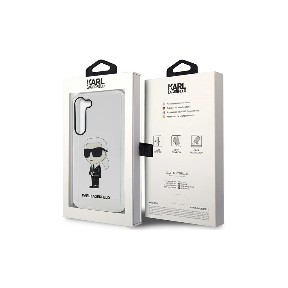Hurtownia GSM - Case Karl Lagerfeld KLHCS23MHNIKTCT Samsung Galaxy S23+ Plus transparente Hardcase Ikonik Case Karl Lagerfeld - KLD1490 - {ean13} - Hurt