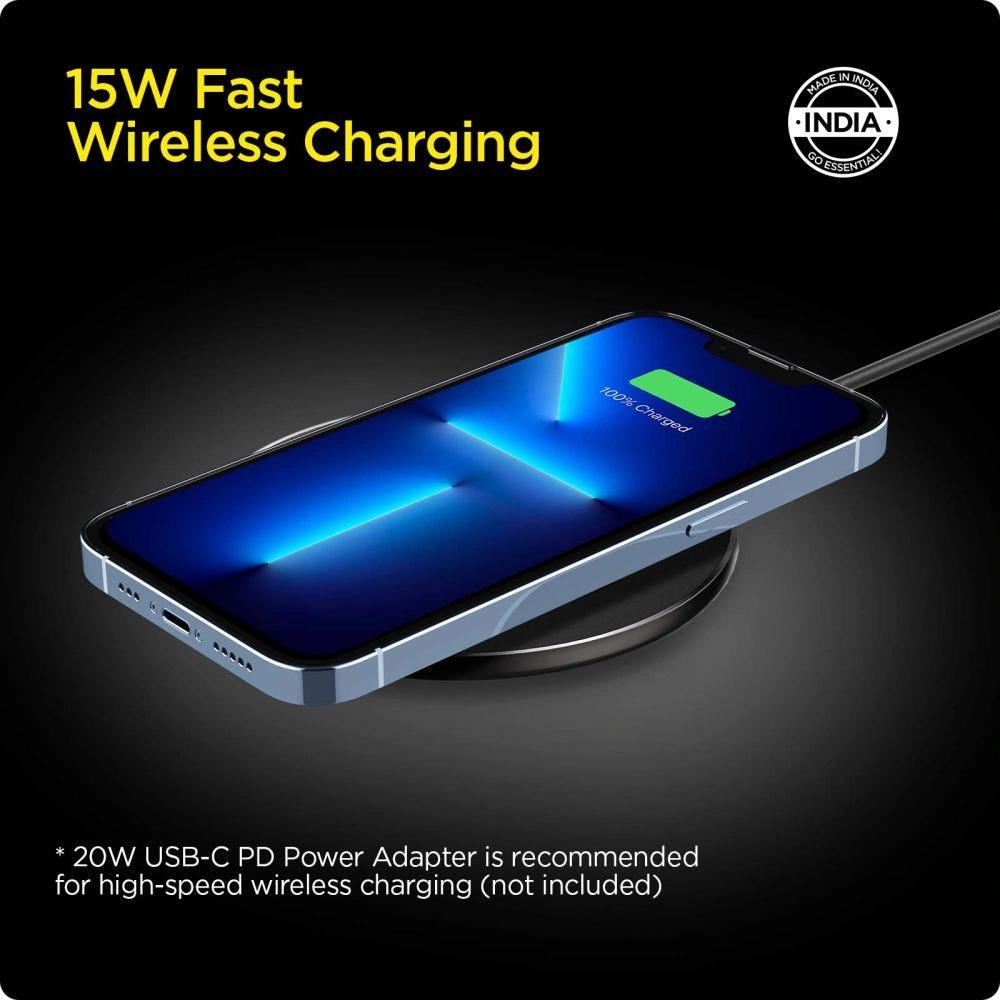 Hurtownia GSM - Încărcător wireless Spigen PF2104G ArcField Wireless Charger 15W Black - SPN2762 - {ean13} - Hurt