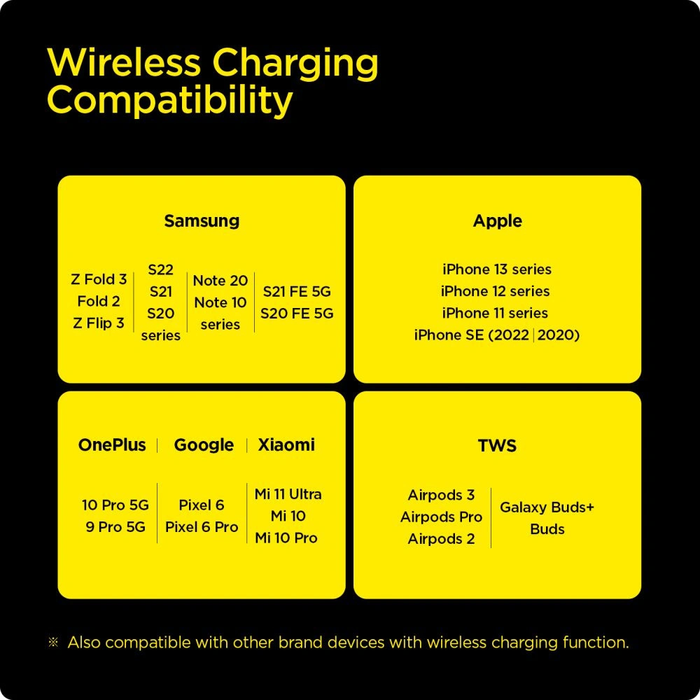 Hurtownia GSM - Vezeték nélküli töltő Spigen PF2104G ArcField Wireless Charger 15W Fekete - SPN2762 - {ean13} - Hurt