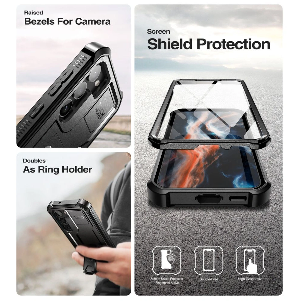 Hurtownia GSM - Etui Tech-Protect Kevlar Pro Samsung Galaxy S23 Fekete - THP1723 - {ean13} - Hurt