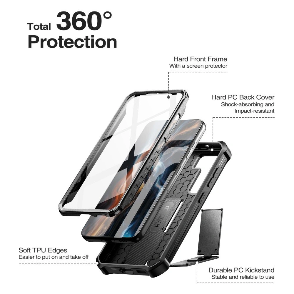 Hurtownia GSM - Etui Tech-Protect Kevlar Pro Samsung Galaxy S23+ Plus Fekete - THP1724 - {ean13} - Hurt