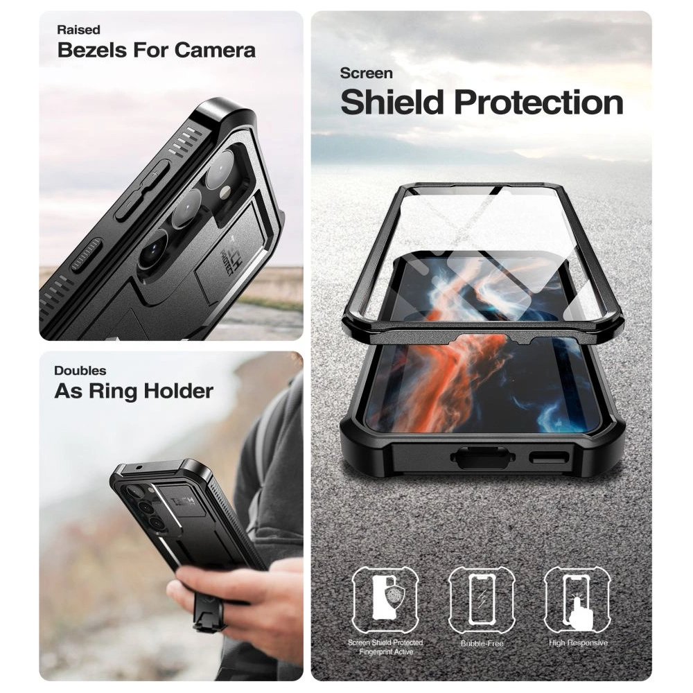 Wholesale Tech-Protect Kevlar Pro Samsung Galaxy S23+ Plus Black - THP1724 - {ean13} - Hurt
