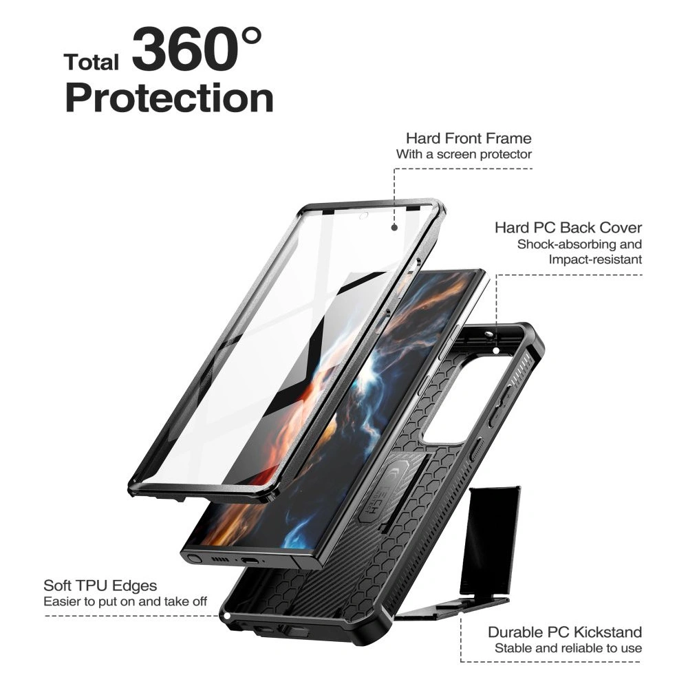 Hurtownia GSM - Etui Tech-Protect Kevlar Pro Samsung Galaxy S23 Ultra Fekete - THP1725 - {ean13} - Hurt