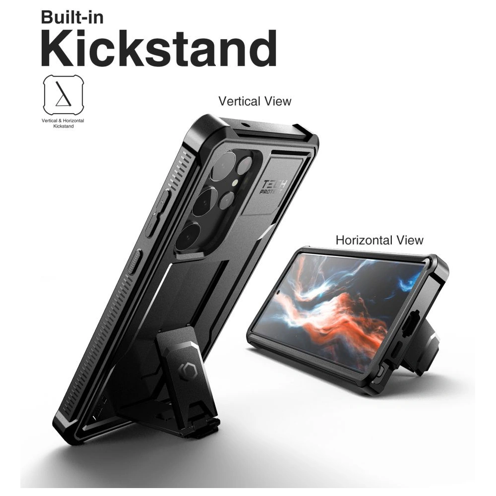Hurtownia GSM - Case Tech-Protect Kevlar Pro Samsung Galaxy S23 Ultra Schwarz - THP1725 - {ean13} - Hurt