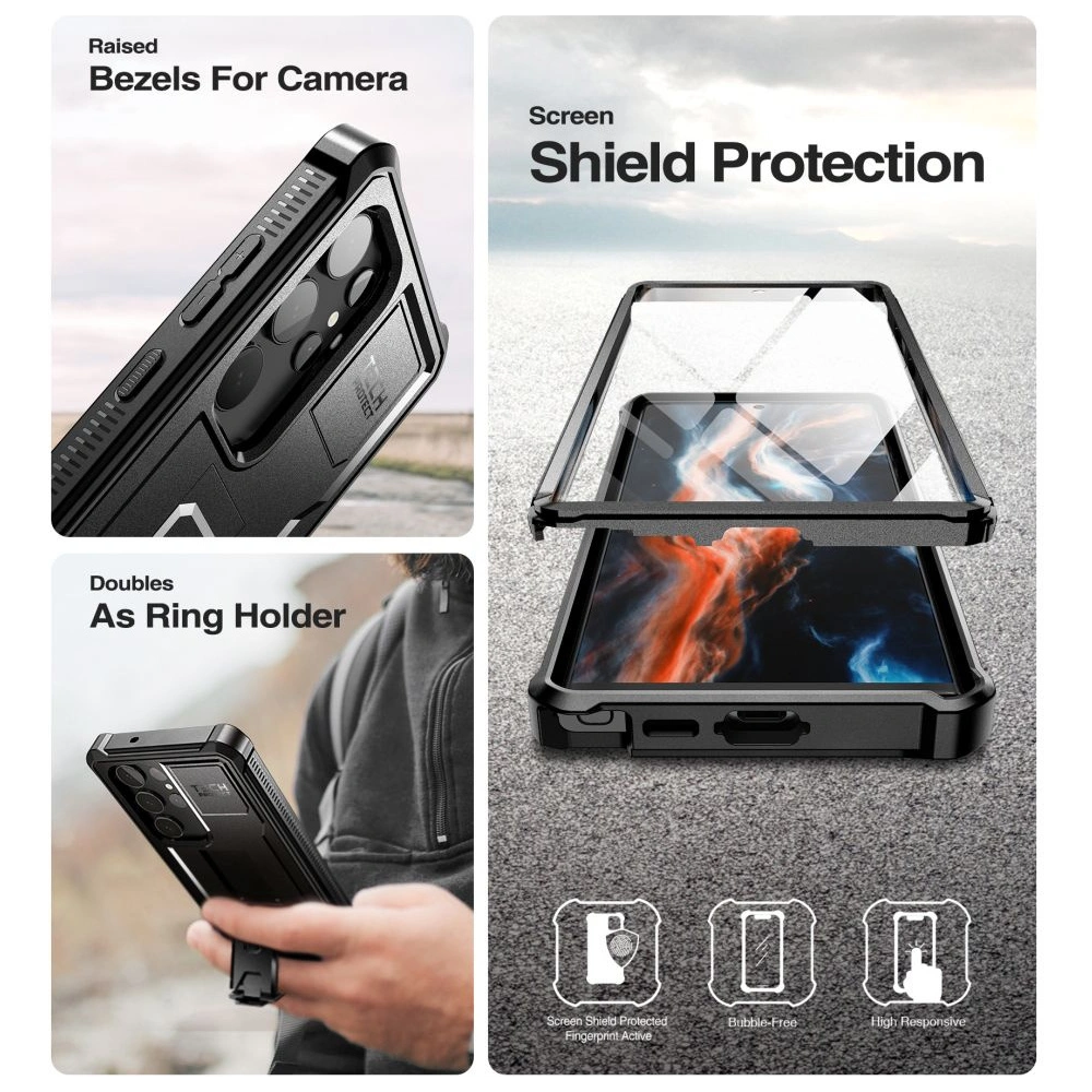 Hurtownia GSM - Case Tech-Protect Kevlar Pro Samsung Galaxy S23 Ultra Schwarz - THP1725 - {ean13} - Hurt