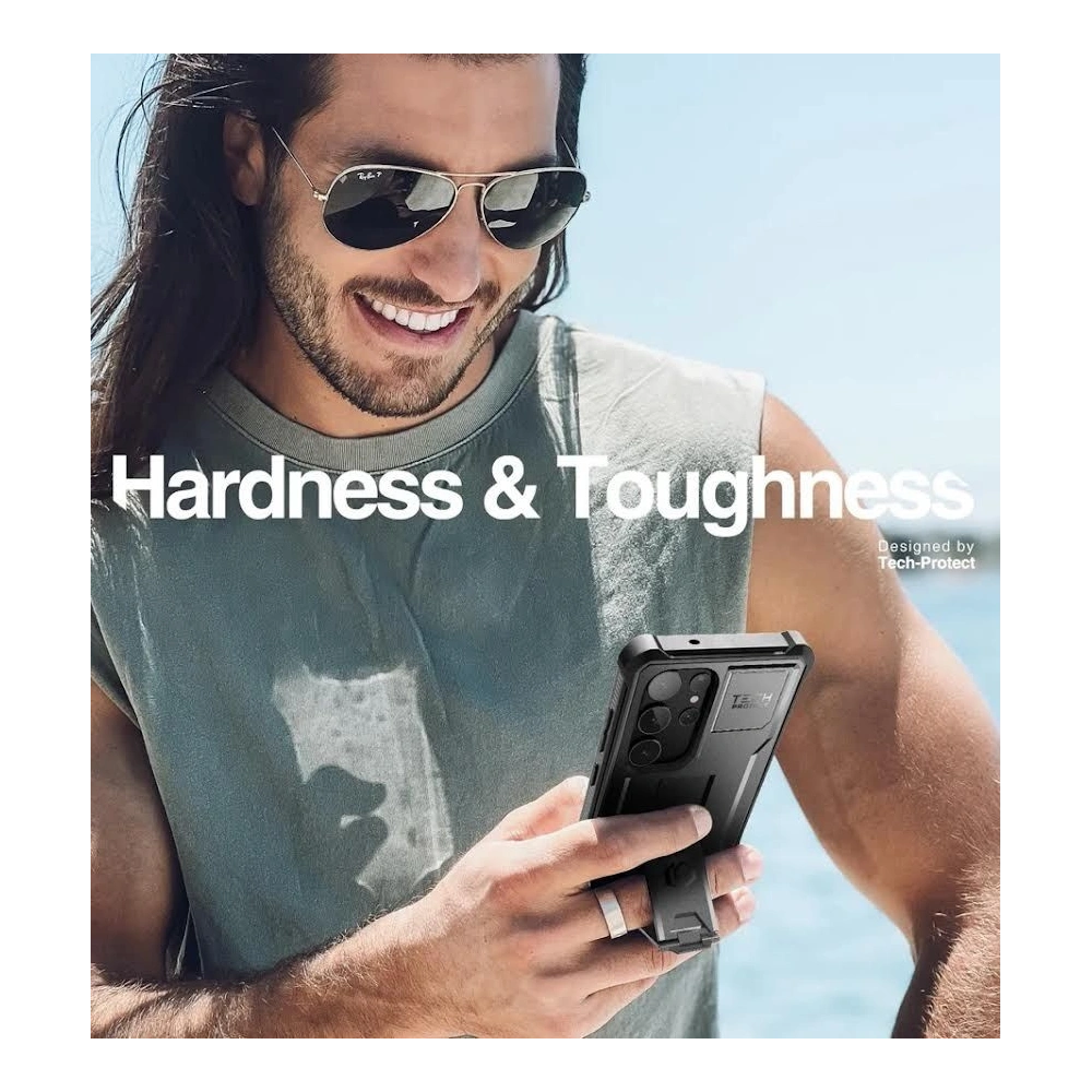 Hurtownia GSM - Case Tech-Protect Kevlar Pro Samsung Galaxy S23 Ultra Schwarz - THP1725 - {ean13} - Hurt