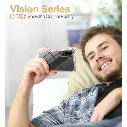 Etui Tech-Protect Kevlar Samsung Galaxy S23+ Plus Clear