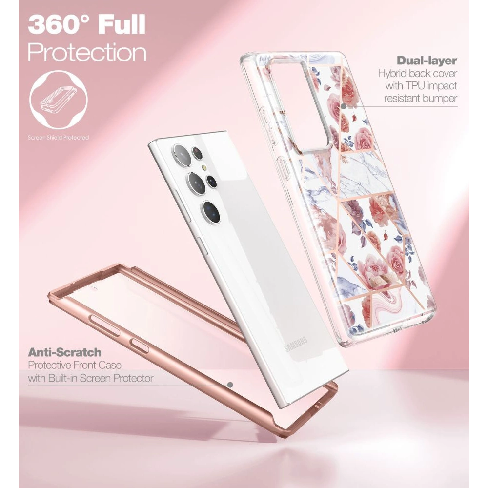 Hurtownia GSM - Case Tech-Protect Velar Samsung Galaxy S23 Ultra Marmor - THP1730 - {ean13} - Hurt