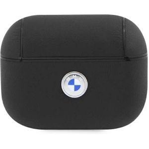 Hurtownia GSM - Etui BMW BMAP2SSLBK Apple AirPods Pro 2 fekete/gold Genuin bőr Ezüst logo - BMW343 - {ean13} - Hurt