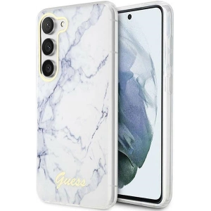 Hurtownia GSM - Etui Guess GUHCS23MPCUMAH Samsung Galaxy S23+ Plus alb/white hardcase Marble - GUE2415 - {ean13} - Hurt