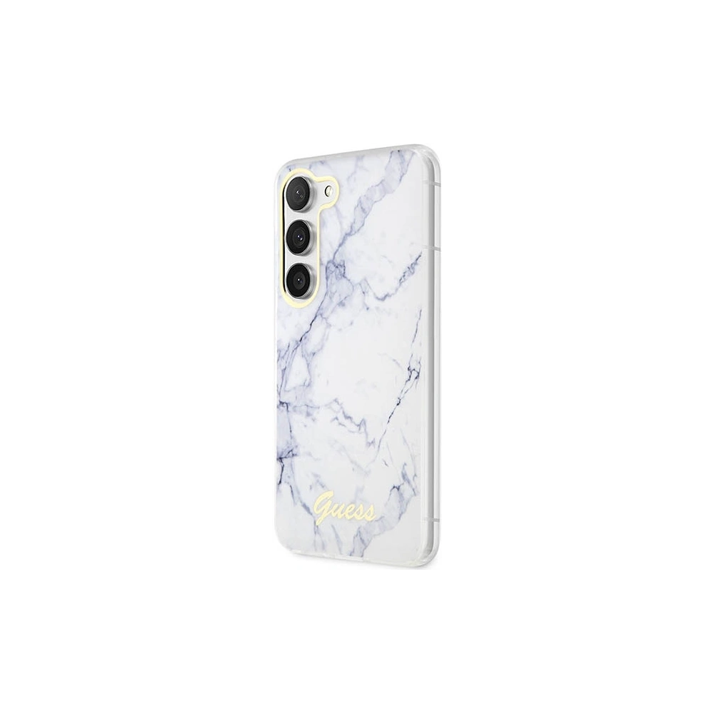 Hurtownia GSM - Etui Guess GUHCS23MPCUMAH Samsung Galaxy S23+ Plus alb/white hardcase Marble - GUE2415 - {ean13} - Hurt