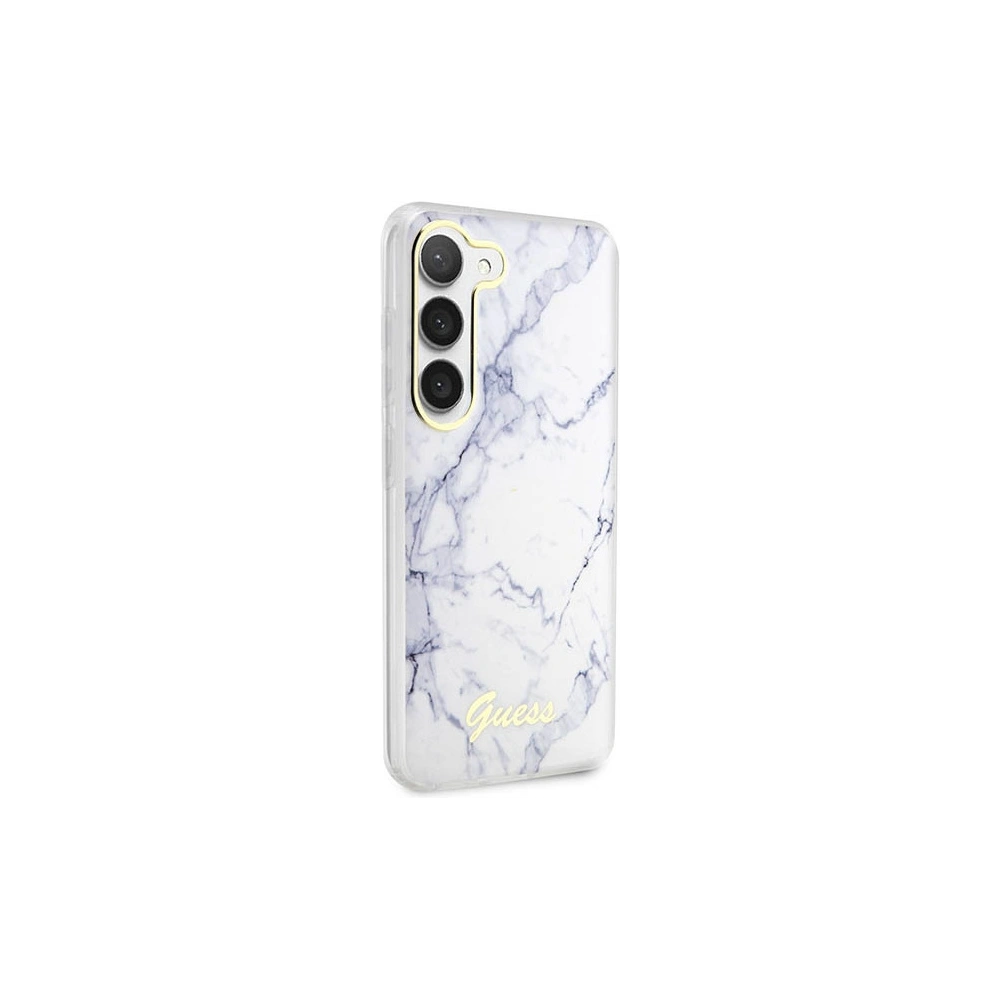 Hurtownia GSM - Case Guess GUHCS23MPCUMAH Samsung Galaxy S23+ Plus weiß/white Hardcase Marmor - GUE2415 - {ean13} - Hurt