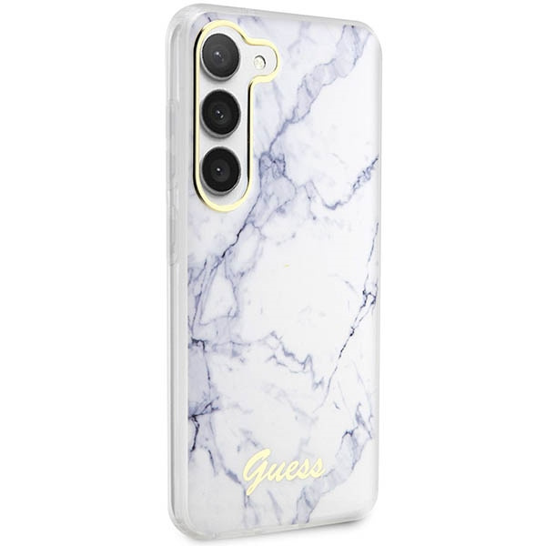 Kryt Guess GUHCS23MPCUMAH Samsung Galaxy S23+ Plus white hardcase Marble