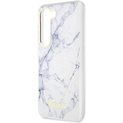 Etui Guess GUHCS23MPCUMAH Samsung Galaxy S23+ Plus biały/white hardcase Marble