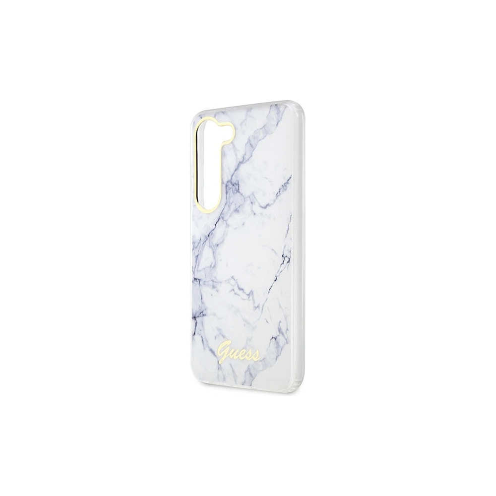 Hurtownia GSM - Case Guess GUHCS23MPCUMAH Samsung Galaxy S23+ Plus weiß/white Hardcase Marmor - GUE2415 - {ean13} - Hurt