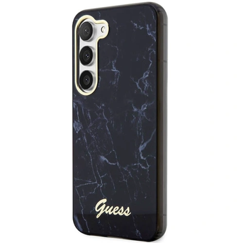 Etui Guess GUHCS23MPCUMAK Samsung Galaxy S23+ Plus czarny/black hardcase Marble